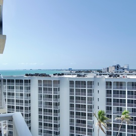 Great views from the balcony!