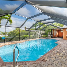 Screened in Pool Area