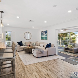 View of the Living Room and Porch