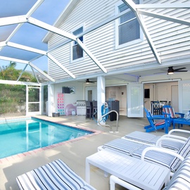 Lower level beautiful views and access through french doors out to lanai