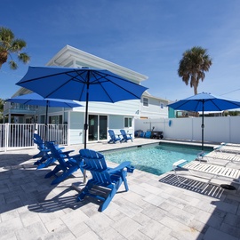 Relaxing pool area