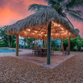 Hangout and make memories under the tiki hut!