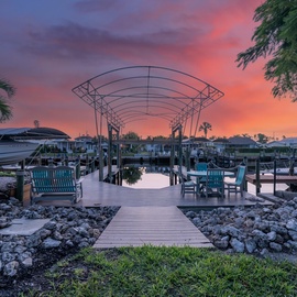 Dock seating.