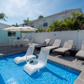 Enjoy your own slice of poolside paradise.