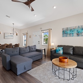 Comfy and cozy living room.
