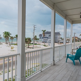 Beach views from the front Patio!