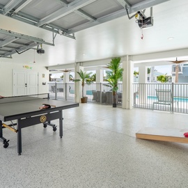 Poolside Game area.