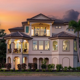 Twilight at Sabal Palms.