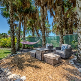 Outdoor Lounge with Peaceful Water Views