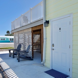 Outdoor side entrance