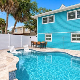 Dine poolside.