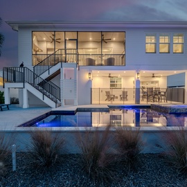 Enjoy a night swim or just hang out.