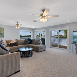 Get comfy in this living room