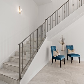 Staircase to all levels.