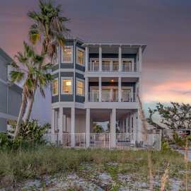 Home is directly on the beach!