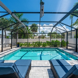 Sea Glass Whether you're relaxing or playing, this pool screams 