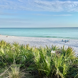 Walk out to these amazing Gulf and beach views!