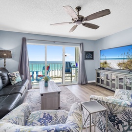 Relax in your beachfront living room where ocean views and coastal breezes create the perfect seaside retreat.