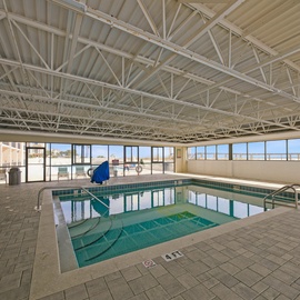 Dive into your private indoor oasis where crystal-clear waters await your refreshing morning laps or evening relaxation.