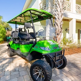 complimentary golf cart with every reservation