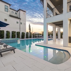 The pool is perfect for families to make lasting memories.