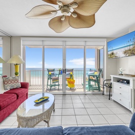 Wake up to breathtaking ocean views from your comfortable living space, where coastal breezes and endless blue horizons create your perfect beach retreat.