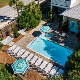 Large private pool