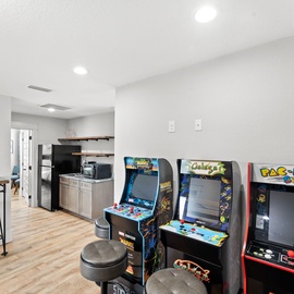 Kids will fall in love with this space! Arcade games for all ages.