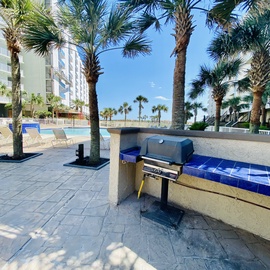 Fire up the grill for your perfect poolside cookout surrounded by swaying palms and ocean breezes.