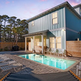 Take a refreshing swim in your private pool!