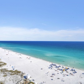 Spend your days on sugar-white sand with endless turquoise water stretching to the horizon.