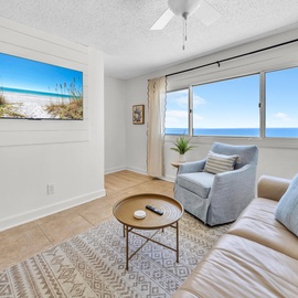 Welcome to Pinnacle Port A518 - Seaside Pearl! Unwind in your bright coastal retreat with stunning views, comfortable seating, and beachy vibes flowing through every corner.