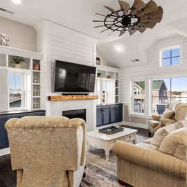 NHCA92: Sound Living | Top Level Living Area - Fireplace Not Available For Guest Use