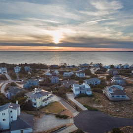 DU613: Point of View in Duck | Aerial Sunset