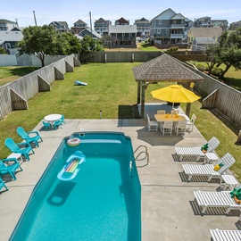 JR380: Kimberly's Kottage | Private Pool Area & Backyard