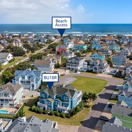 BU18R: White Dolphin (Right) | Aerial View to Beach Access