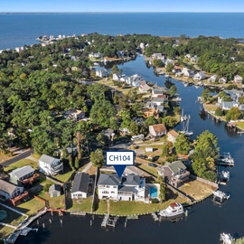 CH104: Inlet Palms | Aerial View
