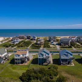 SN2712: Beach Dugout | Back Exterior - Aerial View