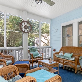 MB54: Blue Crab Cottage | Bottom level Screened Porch
