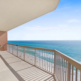 Your private oceanfront balcony offers spectacular sea views and outdoor seating for morning coffee or sunset relaxation.