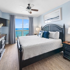 Wake up to stunning ocean views from your private bedroom, where coastal breezes flow through while you relax in complete comfort.