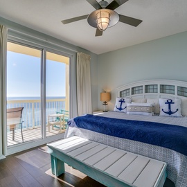 Wake up to stunning ocean views from your coastal bedroom, where nautical charm meets comfort and gentle sea breezes drift through.