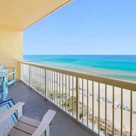 Relax on your private balcony with stunning ocean views, where turquoise waters and soft sand create the perfect backdrop for morning coffee.