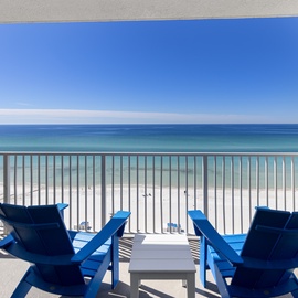Wake up to endless ocean views from your private balcony, where turquoise waters meet pristine white sand just steps away.