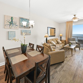 Your oceanfront retreat combines cozy dining and relaxation with stunning sea views from your private balcony.