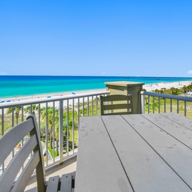 Breathtaking ocean views await from your private balcony table, where morning coffee tastes better with turquoise waters stretching to the horizon.