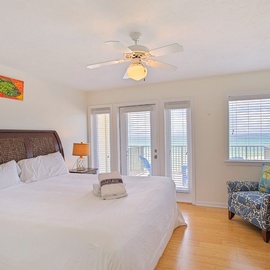 Wake up to ocean views from your comfortable bed, then step out onto your private balcony for morning coffee.
