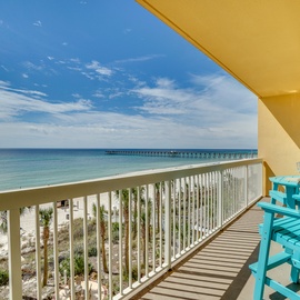 Sip your morning coffee on your private balcony while watching waves roll onto pristine sand below.