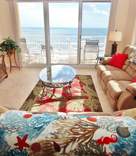 Beach View from the Living Room