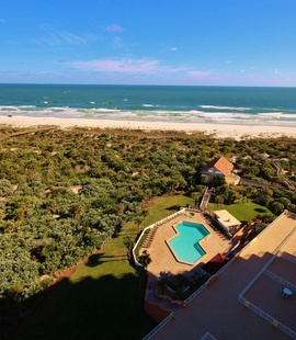 Jaw-Dropping View of Beach from the Balcony